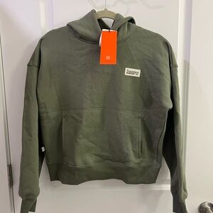 BeardedGoat Women's Overnight Hoodie in Olive